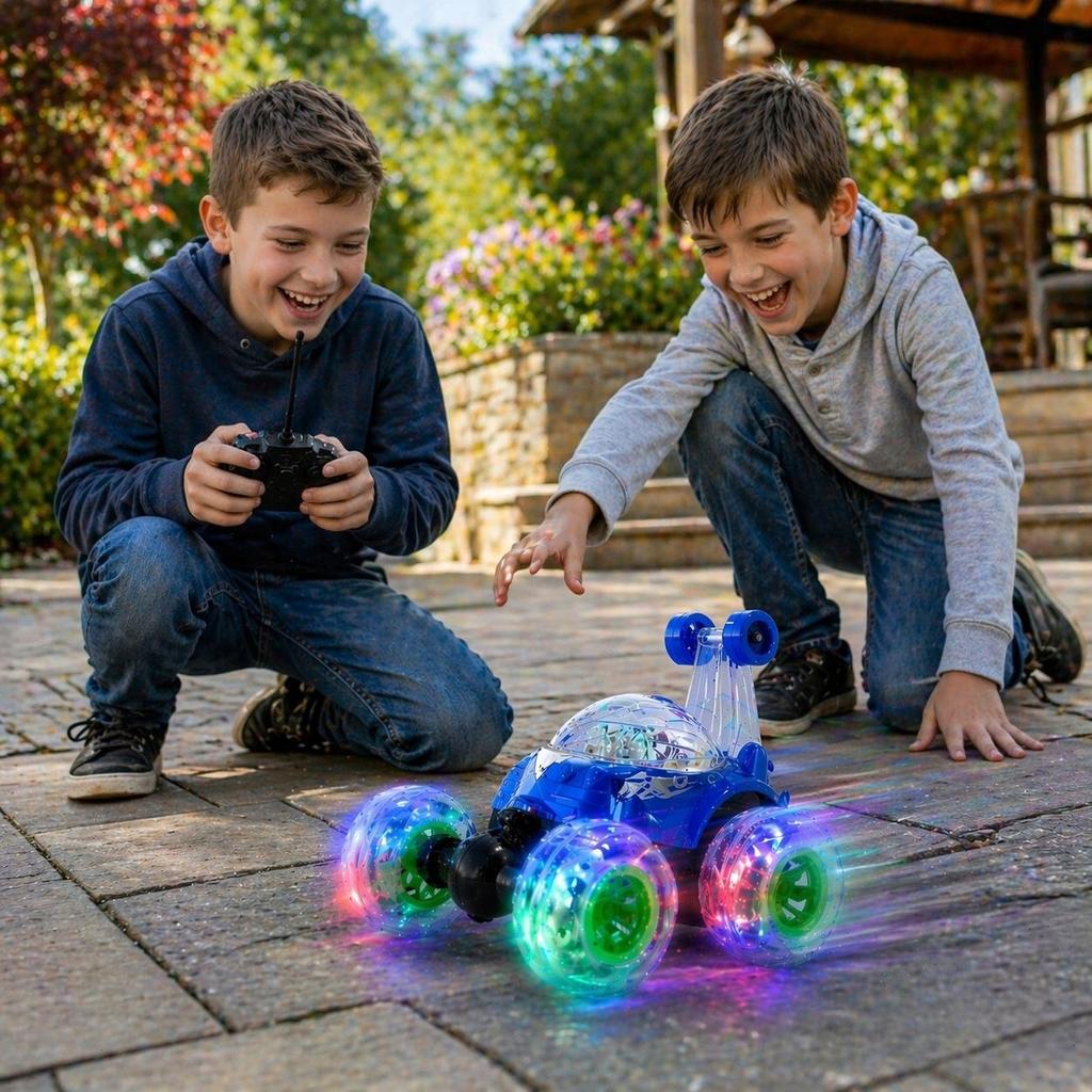RC Car Twister 360° Blue Music LED Remote Control Car