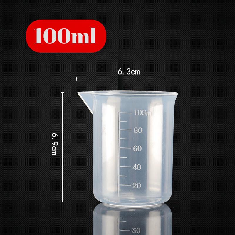 ZISIZ Transparent Plastic Measuring Cup