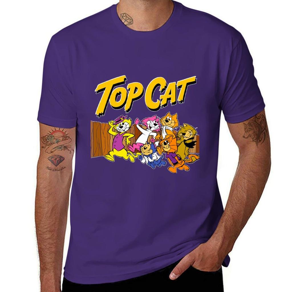Top Cat- Limited Edition | Perfect Gift T-Shirt Boys Animal Print Korean Fashion Sports Fans T Shirts Men
