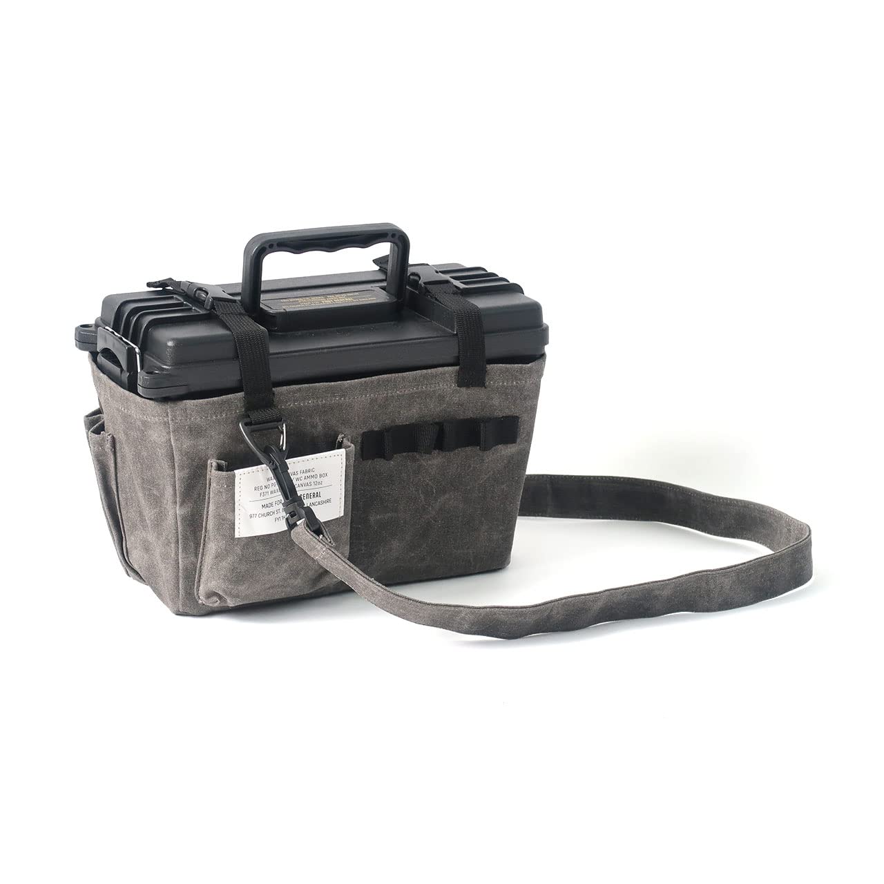 

POST GENERAL Waxed Canvas Ammo Tool Box (Gray)