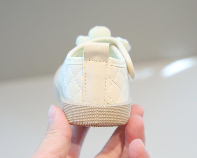 Baby flower sweet princess shoes 2025 spring and autumn 0-3 years old toddler Velcro toddler shoes female treasure