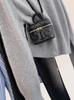 Women's Loose Wool Knit Cardigan - Round Neck, Solid Color, Buttoned, Casual Autumn/Winter Style, Versatile and Stylish.
