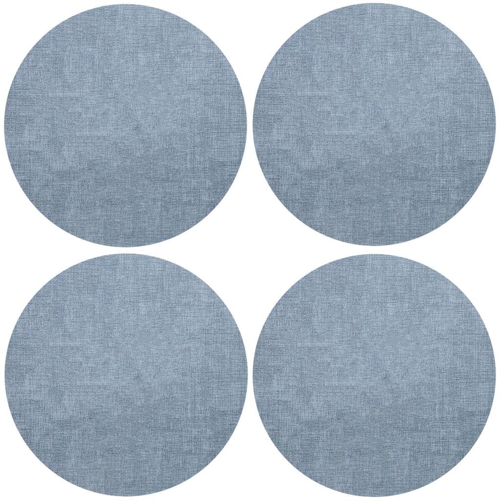 Dining Table Accessories 33cm Round Mats Casual Dining Easy Clean Placemats Elegant Dining Decor Flexible Table Placemats