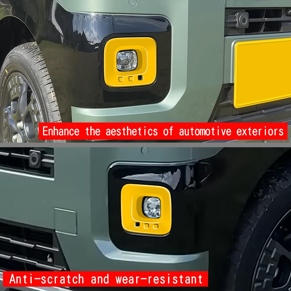 For Mitsubishi Delica MINI 2026 Accessories Front Fog Light Cover Decoration Sticker