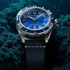 Fluce Automatic 15 ATM Water Sapphire Blue [SPINNAKER] Watch, Self-winding, Resistant, Crystal, Dial, SP-5168-01, Men's [Authentic]