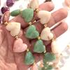 New Trendy Multicolor Resin Heart Beads Chain Necklaces for Women Minimalist Handmade Acrylic Love Choker Party Jewelry Gift