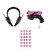 Anime Donna Tuta Collant Dva Cosplay Costume Gioco Zentai Parrucca Cosplay Puntelli Cuffia Tuta D.Va Cos Festa Costumi di Halloween