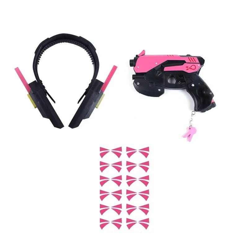 Anime Donna Tuta Collant Dva Cosplay Costume Gioco Zentai Parrucca Cosplay Puntelli Cuffia Tuta D.Va Cos Festa Costumi di Halloween