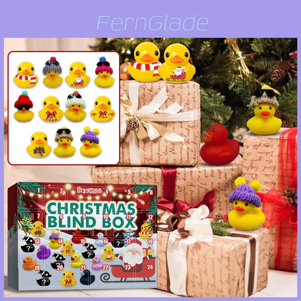 Unique Christmas Themed Rubber Ducks Advent Calendar For Kids