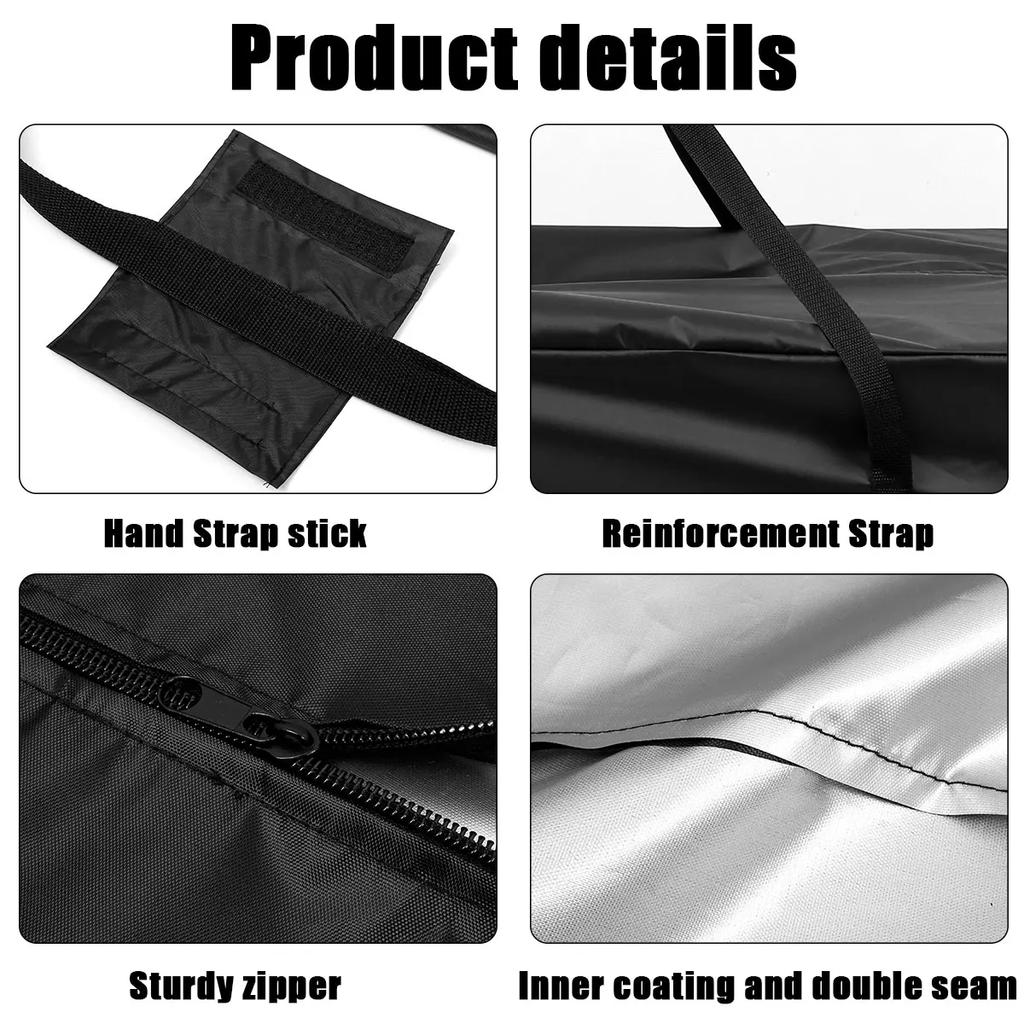 Large Capacity Storage Bag for Christmas Tree Xmas Decoration Garden Furniture Protective Cover Waterproof Cushion Dustproof Bag