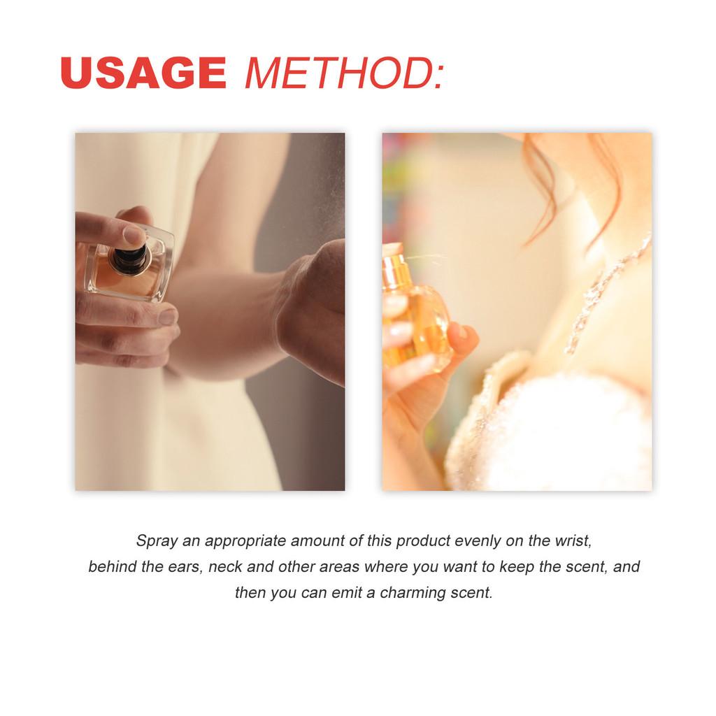 Elegant Women's Pheromone Perfume With Jasmine Lily And Peony Scents For Alluring Charm