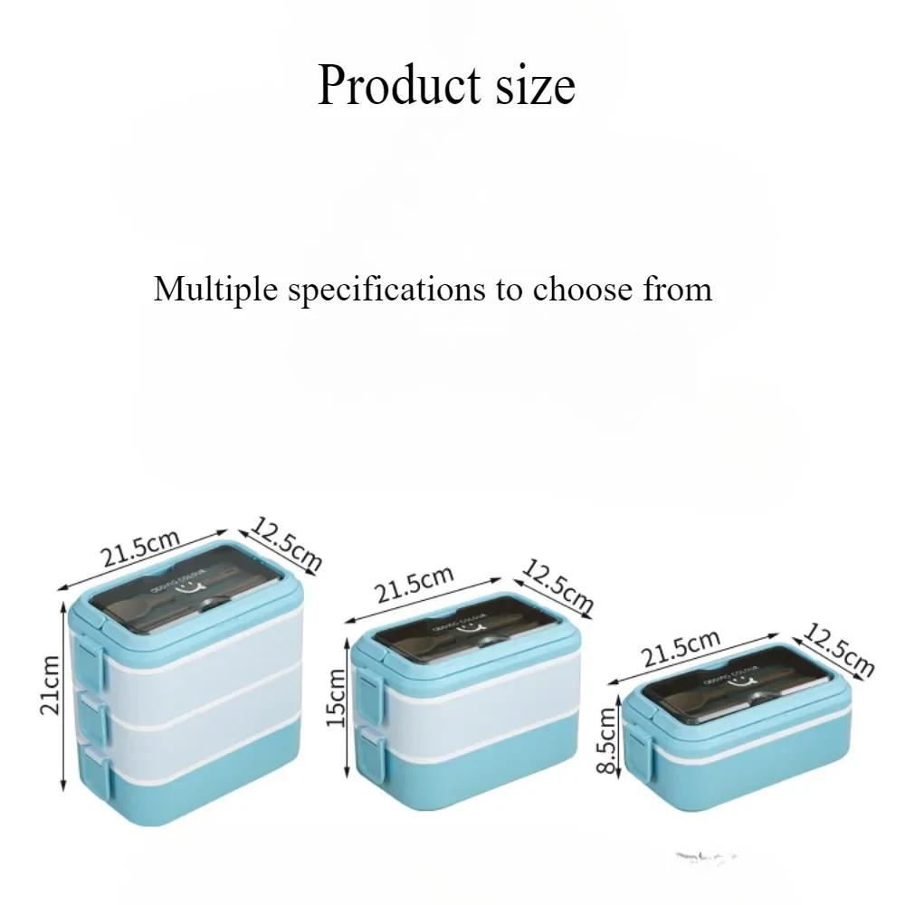 Lunch Box MultiLayer Box Large Capacity Compartments and Easy To Clean Bento Boxes Heating Portable Fast Food Insulated Bucket