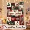 Wall Hanging TapestryChristmas Custom Name Print Art For Indoor Home Room Decoration Holiday Gift