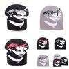 Fashion Figure Portraits And Letter Patterns Men Casual Knitted Hats For Autumn Wear