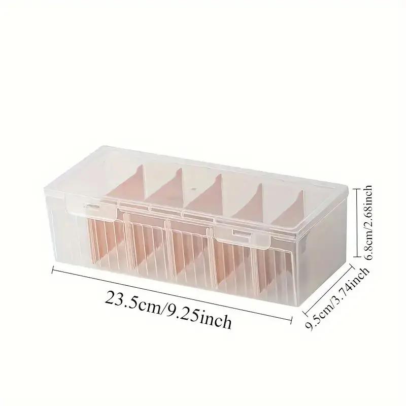 1pc Japanese Style Card Storage Box With Large Capacity Dust-proof Partition Game Card Storage Box Accessories