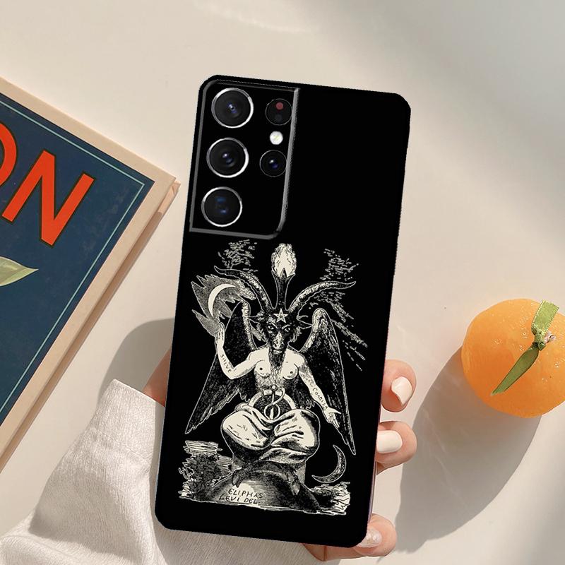 Devil Satan Phone Case For Samsung Galaxy S24 S25 S26 Ultra S20 S21 S22 S23 Plus S10 S25 FE Back Cover