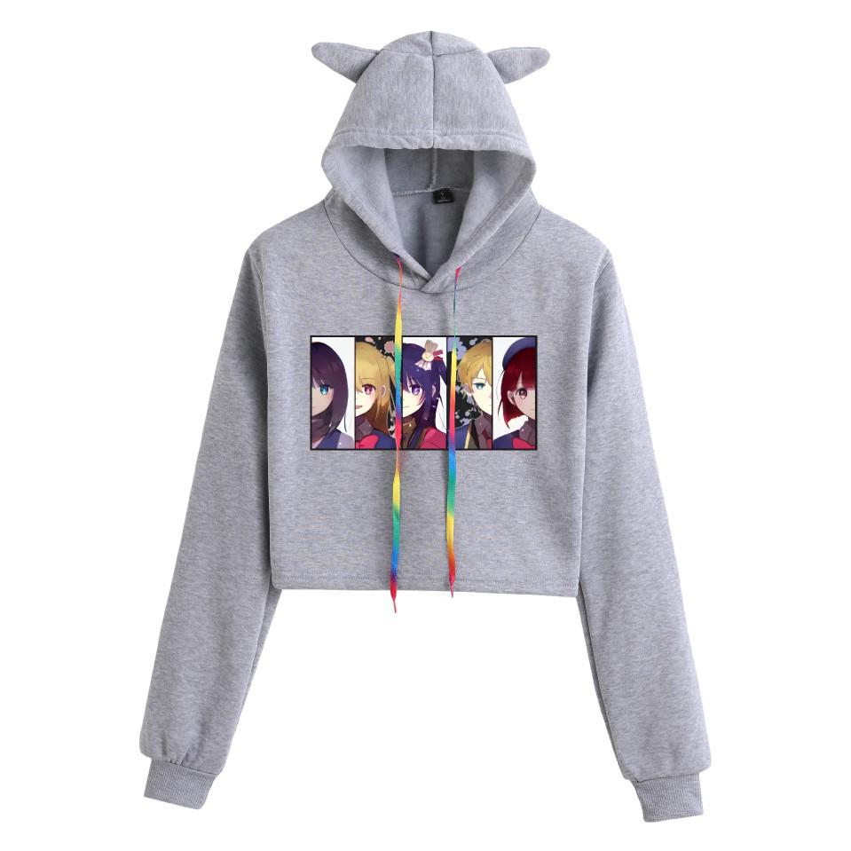 2023 Oshi No Ko Starry Child Cat Ear Anime Hoodie