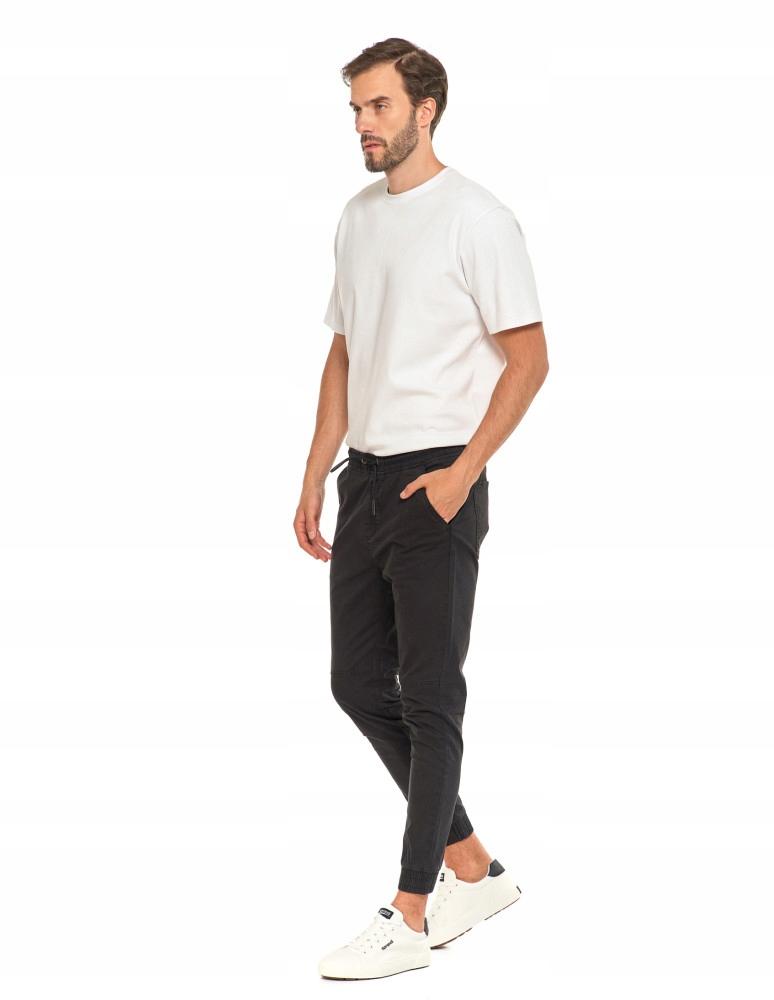 Men's Cotton Sweatpants Classic Joggers with Pockets MORAJ 32 Black