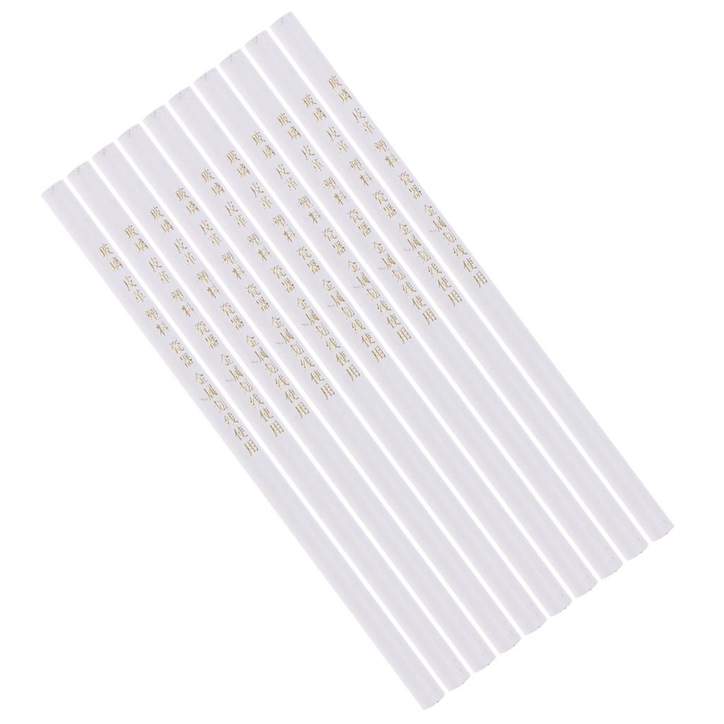 Sewing Tools Fabric Marking Pencil White Wood Craft Pen for Leather and Patchwork Sewing Materials