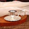 1PC European Style Candlestick Valentines Day Handheld Candle Holders Retro Single Head Candlelight Stand Taper Holder