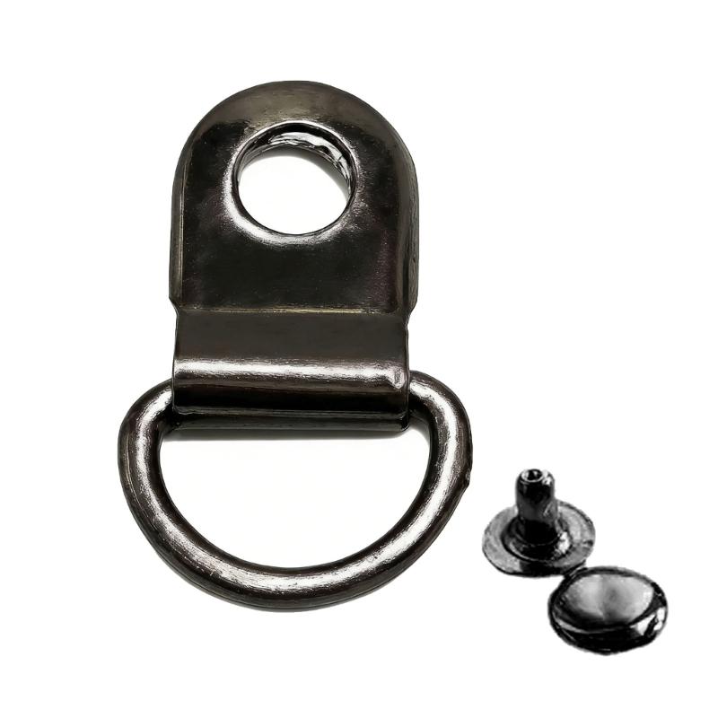 Multipurpose D Rings Eyelet Rivet Clasps Rustproof Metal Carabiner Easy Disassemble D Rings Mountaineering Buckle