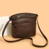 Simple Bucket Bag, Multi-layer Casual Bag, Niche Design, Single Shoulder Crossbody Bag