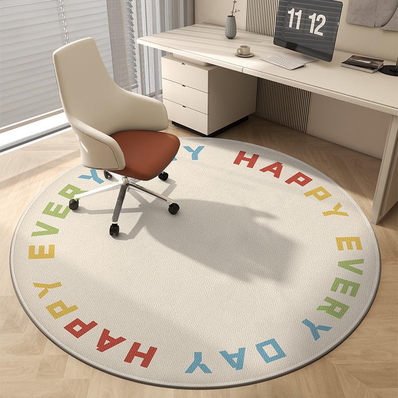 Carpet Living Room Round Dopamine Floor Mat Bedroom Bedside Dirt-Resistant And Easy To Take Care Of Waterproof And Non-Slip Sand Autumn Winter Carpet