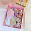 Pink Hair Accessories Set: Cute Hair Ties, Rubber Bands, Ropes, Clips & Gift Box for Girls and Babies