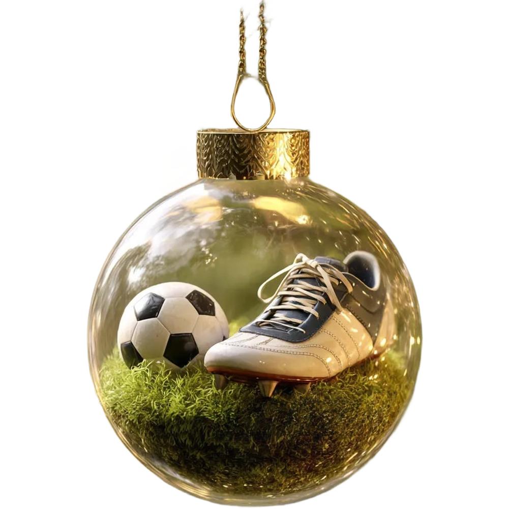 Sports Holiday Ornament Plastic Ball Creative Christmas Tree Decoration For Home & Garden Wedding Supplies Venue Decorations