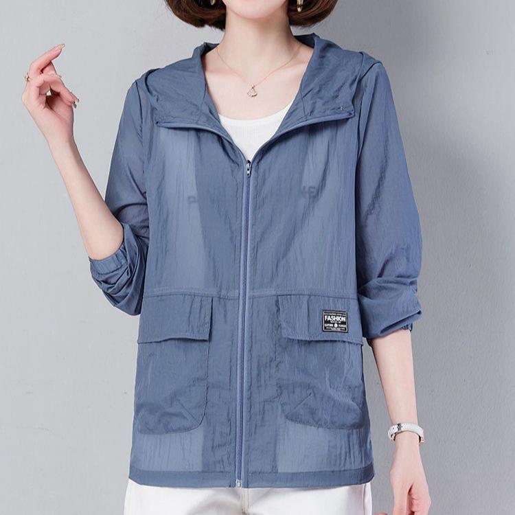Loose Plus Size Sun Protection Clothing for Women Short Summer Korean Sun Protection Clothing Thin Jacket