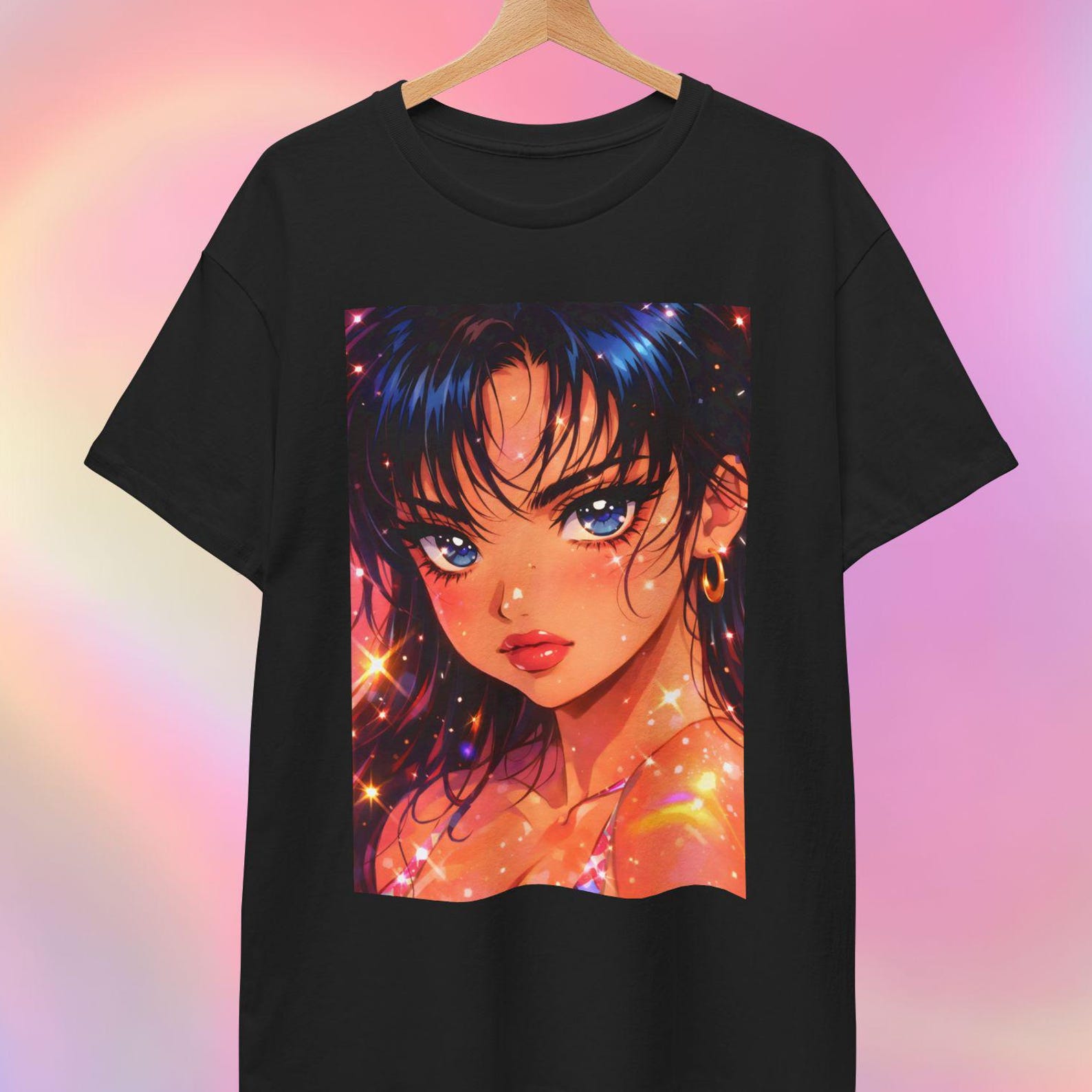 Anime Girl Tee | 90s Anime Aesthetic | Japanese Harajuku Fashion S