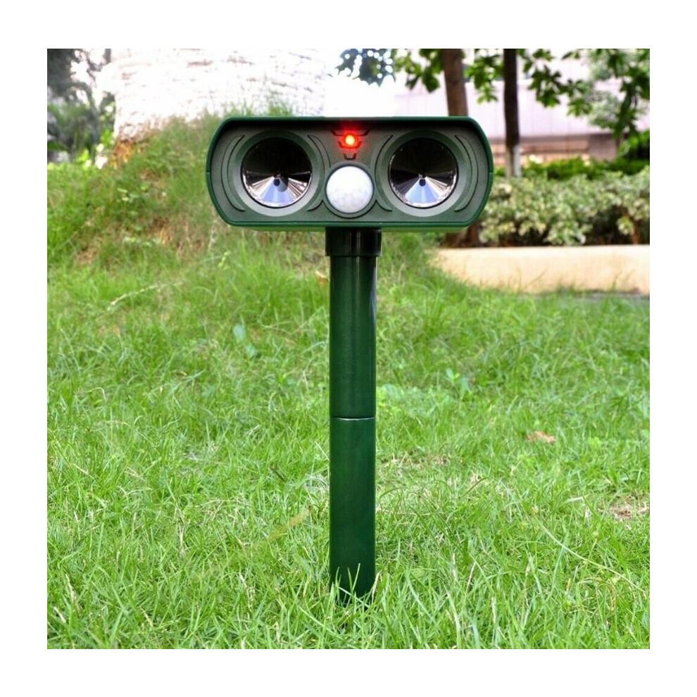 Solar Ultrasonic Animal & Pets Repeller Motion Sensor Bird Rat Possum Repellent