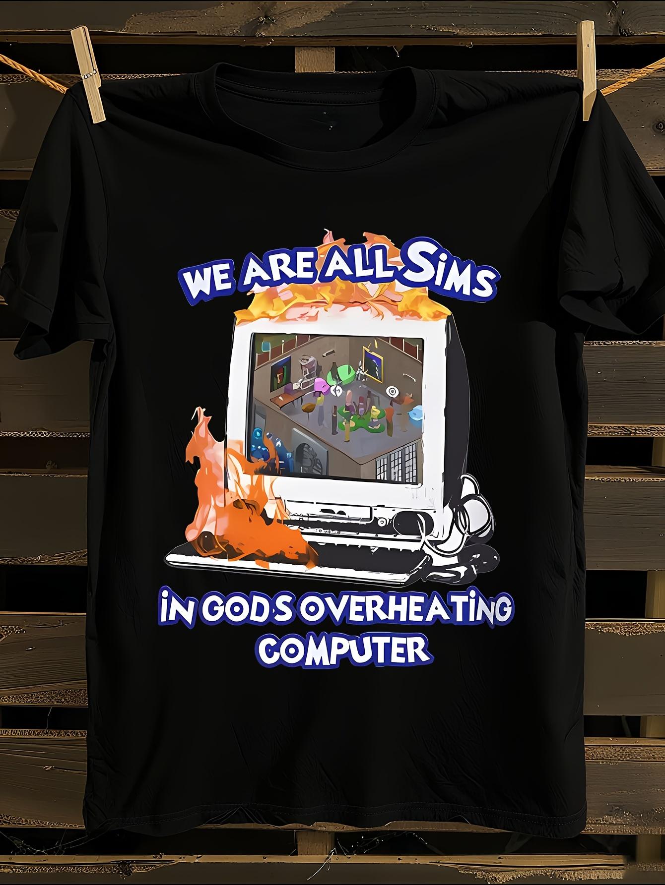 We Are All Sims-Inspired Gaming T-shirt L