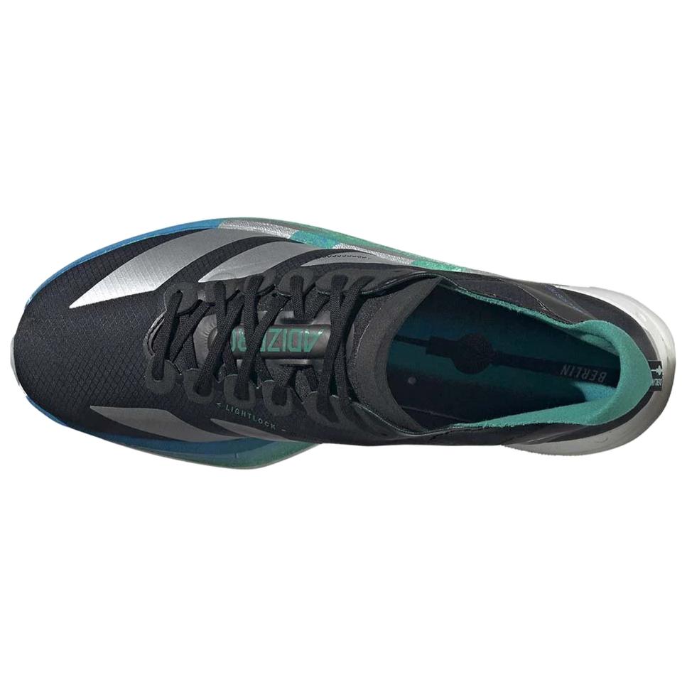 adidas Adizero Adios Pro 4 Negru Argintiu Verde Glorie Pantofi Sport Bărbați Negru-Core Argintiu-Mat JR6365