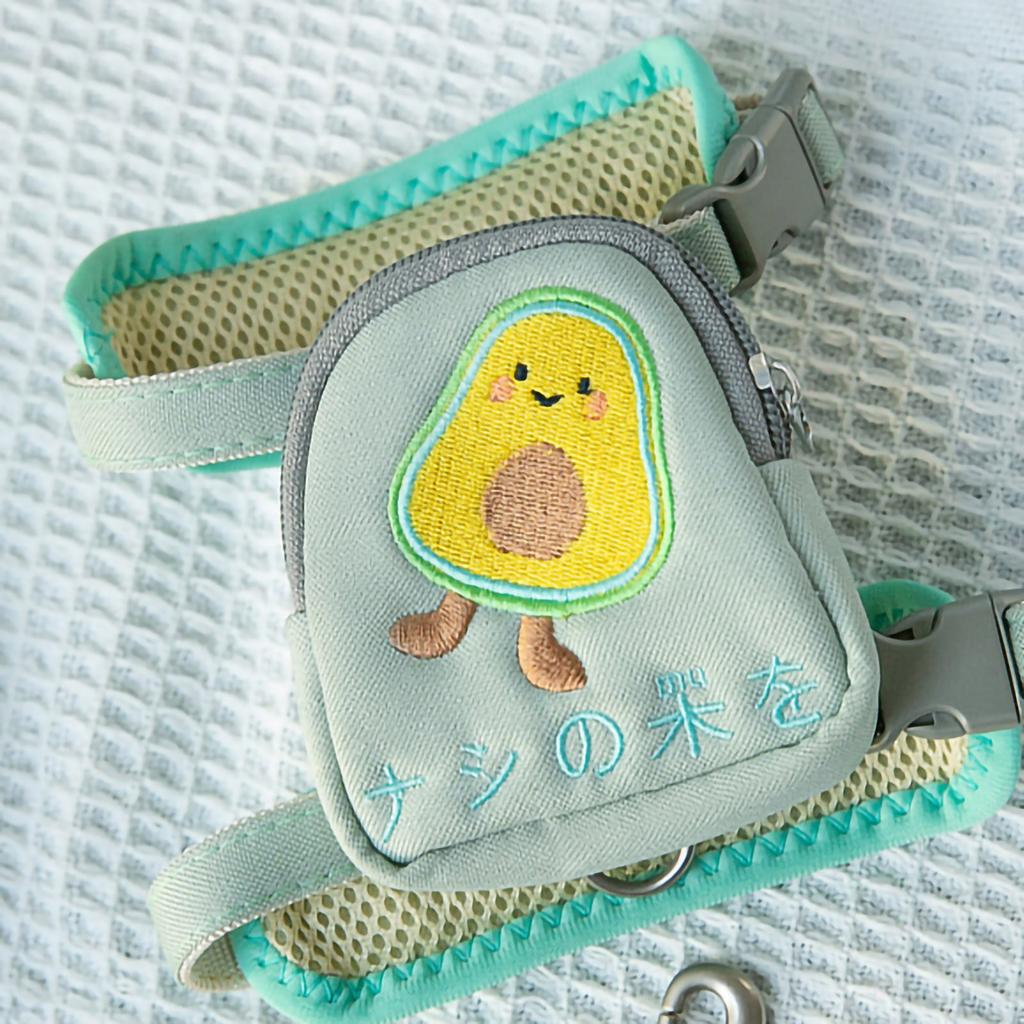 Pet Backpack Harness Adjustable Outdoor Cat Saddle Bags with   Leash for Small Pets Cats Dogs