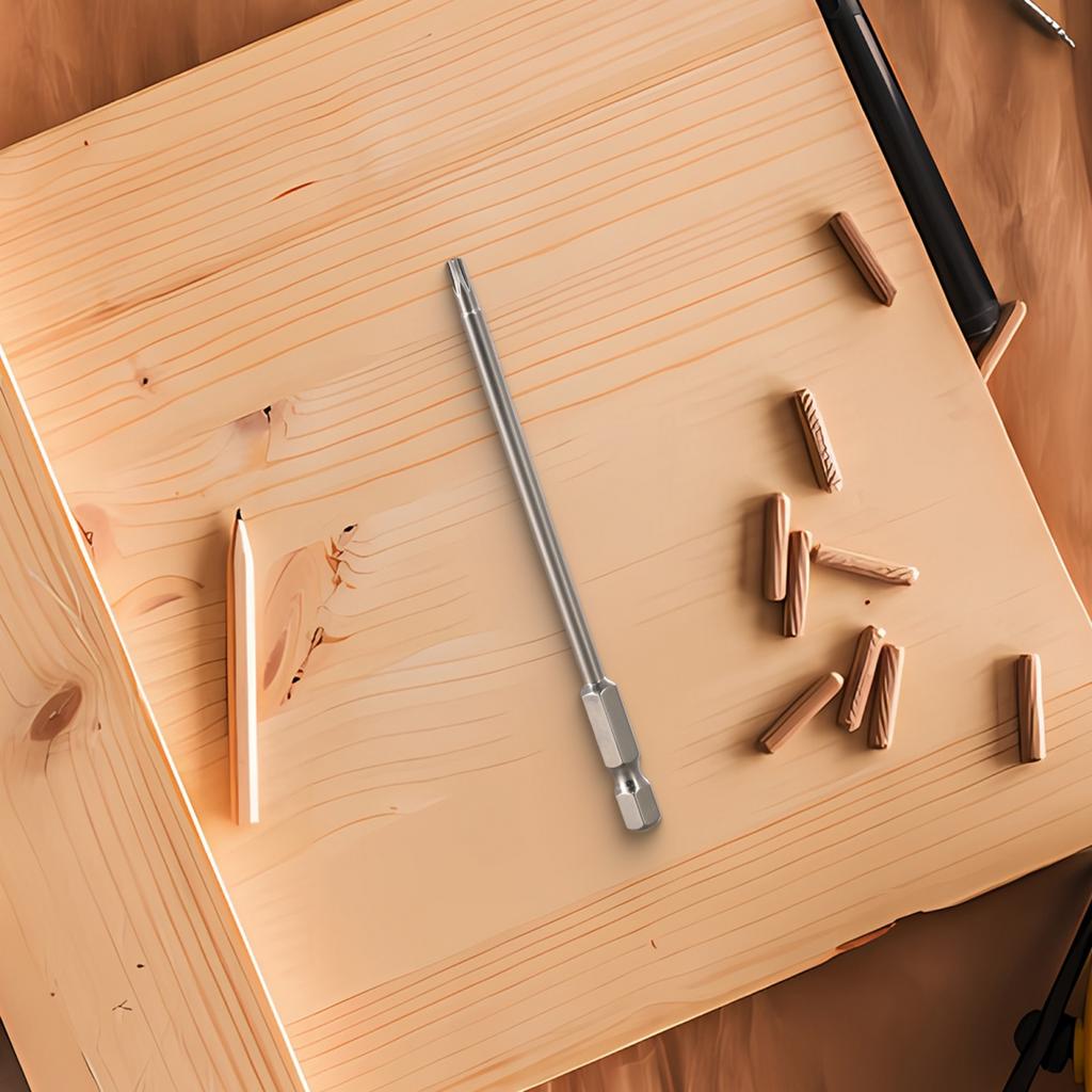 Přesný Torx šroubovací bit s délkou 100 mm pro DIY a profesionální použití