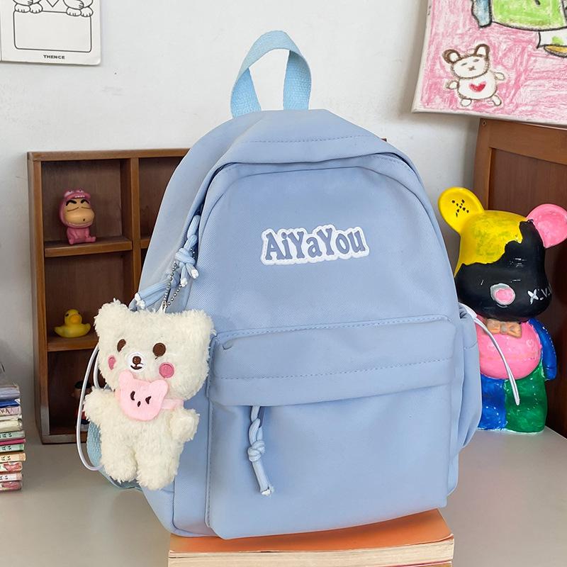 Kinderlente-uitje Kleine rugzak Meisjes schooltas Kleuterstudent Letters Meisjesrugzak