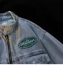 American High Street Vintage Denim Jacket - Unisex, Washed & Distressed, Autumn Trendy, Loose Fit, Casual Motorcycle Style