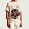Him Band Pro Fan Dárek Tričko Unisex Unisex Harajuku Oversized Unisex Krátký Rukáv Streetwear Vysoká Kvalita Pár Komfortní Měkký