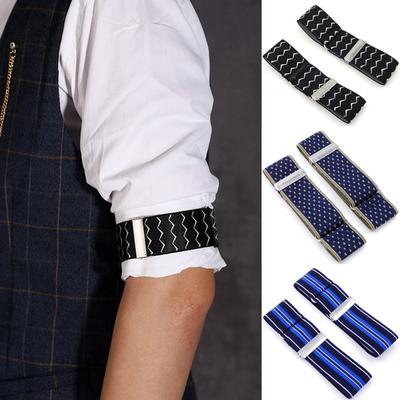 1 paar Bräutigam Zubehör Elastische Armband Ärmel Halter Männer hemd Hochzeit Einstellbar Eleganz Unisex