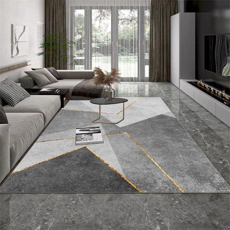 Antiskid Carpet Living Room Modern Simple Style Entrance Door Mat Easy Cleaning Soft Office Lounge Rug Big Size Customizable