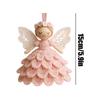 Angel Ornament Handmade Reusable Decorations Toy Crochet Angel Doll Decorations for Christmas Tree Birthday Holiday Girl's Gift