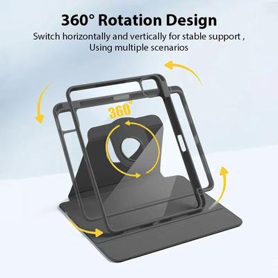 Étui rotatif à 360° pour iPad Pro 11 12.9 13 pouces 2025 10e 9e génération Funda pour iPad Air 5 4 3 7e 8e 10.2 Mini 6 10.5 Cover