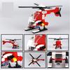 Assembly Aircraft Firefighting Building Block Model Ornament Children Toy Gift