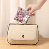 Print Mini Cosmetic Bag Flower Coin Purse Simple Lipstick Storage Bag  Jewelry Storage Bag