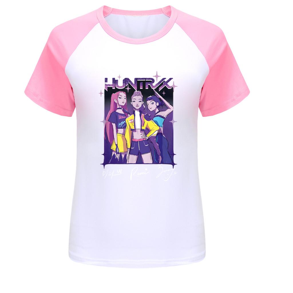 5022 Tricou Fete Rumi Zoey Mira cu Imprimeu Raglan Mâneci Scurte