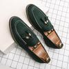 Men's Summer Slip-On Suede Tassel Loafers - British Style Youthful Casual Shoes
