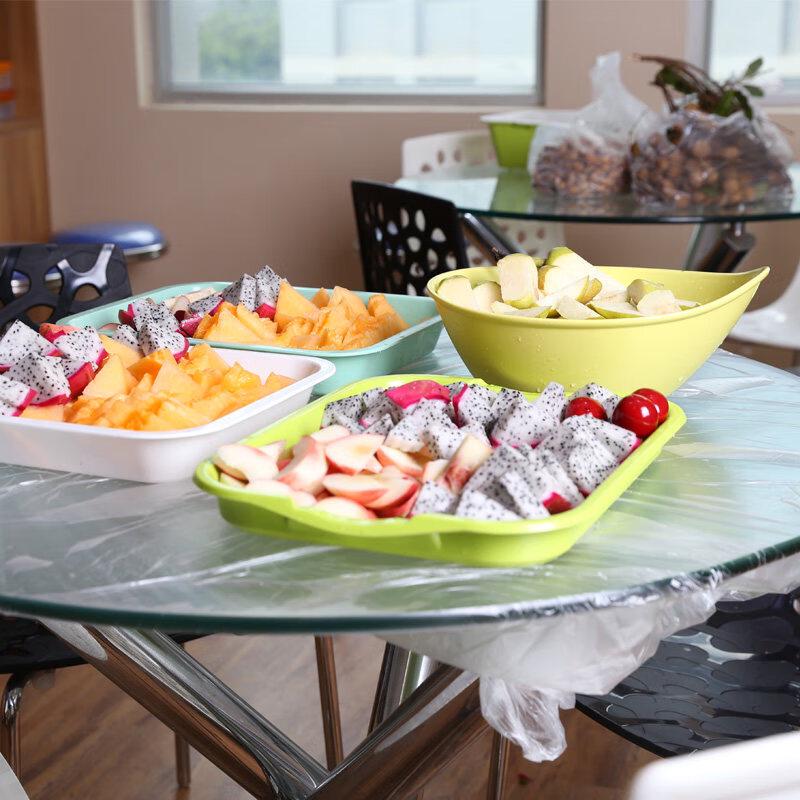 Chahua Verdickte Transparente Einweg-Tischdecke