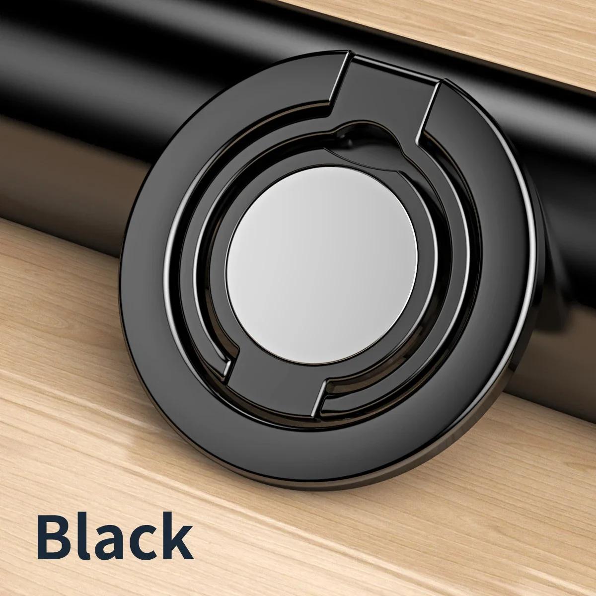 

Для MagSafe Магнитный держатель-кольцо для пальца для телефона для Iphone 12 13 Pro Max Mini Магнитная подставка для телефона Крепление-держатель Аксессуары для смартфона чёрный