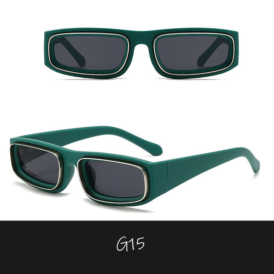Fashionable Sunglasses Small Frame Square Shaped Glasses Non-Polarized Fashion Accessory 